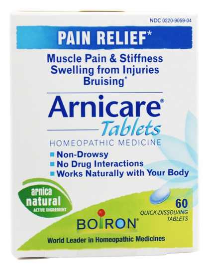 Boiron - Arnicare Homeopathic Medicine for Pain Relief - 60 Tablets