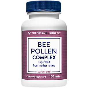 Bee Pollen Complex with Bee Propolis & Royal Jelly (100 Tablets)