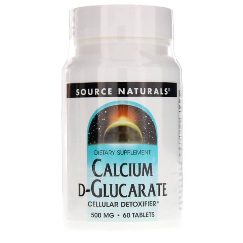 Source Naturals Calcium D-Glucarate 500 Mg 60 Tablets