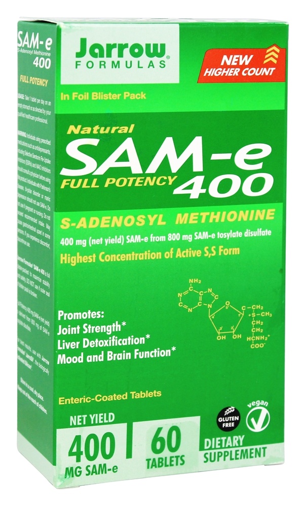 Jarrow Formulas - SAM-e 400 - 60 Tablets
