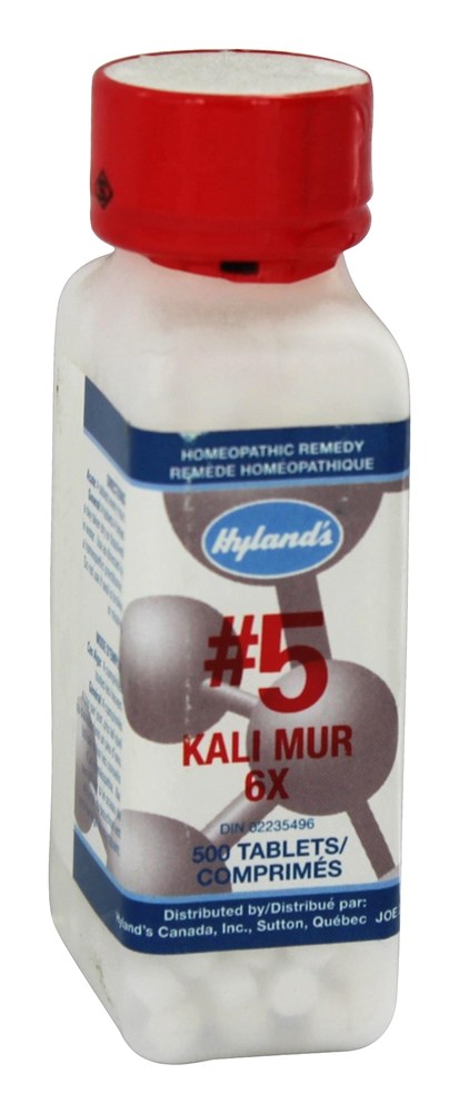 Hylands - Cell Salts 5 Kali Muriaticum 6 X - 500 Tablets
