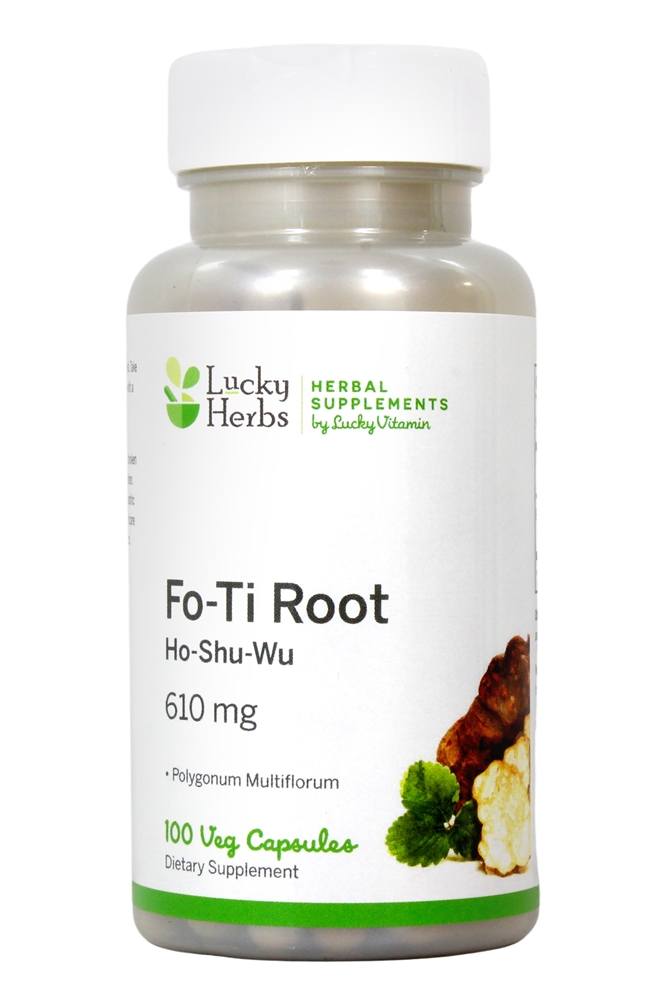LuckyHerbs - Fo-Ti Root 610 mg. - 100 Veg Capsules