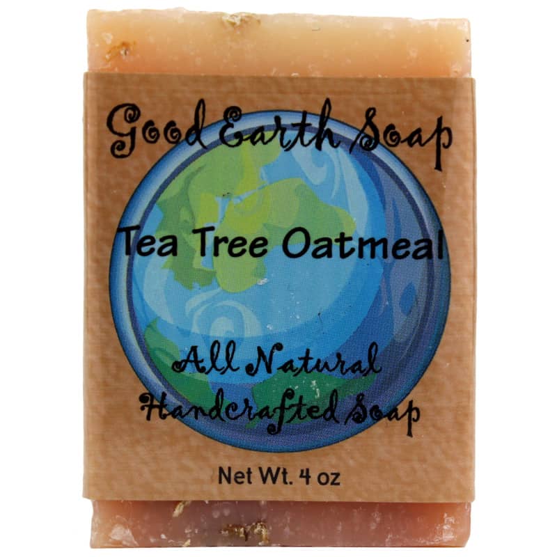 Good Earth Handmade Soap Bar Tea Tree Oatmeal 1 Bars