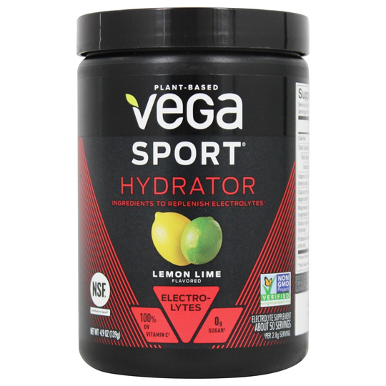 Vega - Sport Electrolyte Hydrator Powder Lemon Lime - 4.9 oz.
