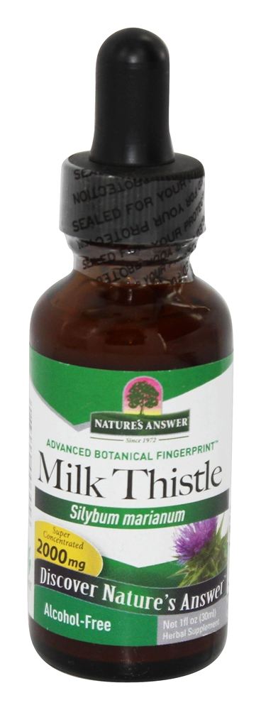 Nature's Answer - Alcohol Free Milk Thistle - 1 fl. oz.