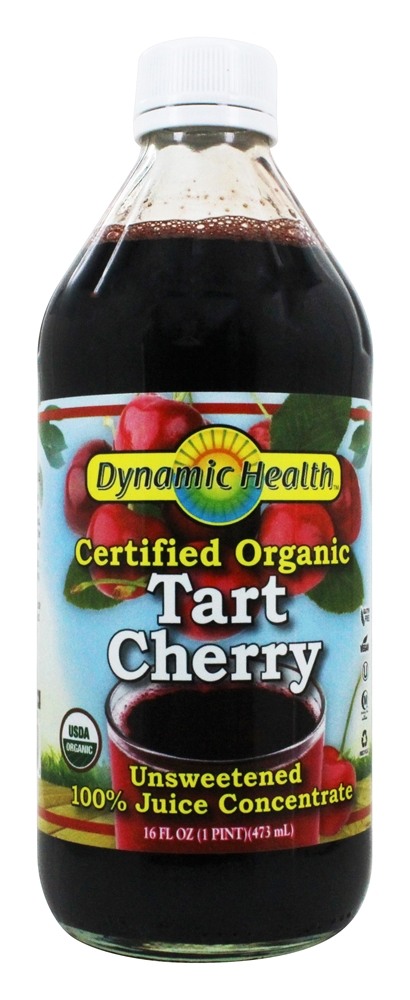 Dynamic Health - USDA Organic Juice Concentrate Unsweetened 100 Pure Tart Cherry - 16 fl. oz.
