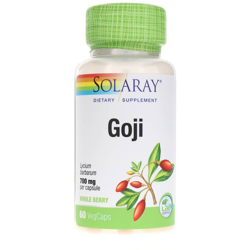 Solaray Goji 700 Mg 60 Veg Capsules