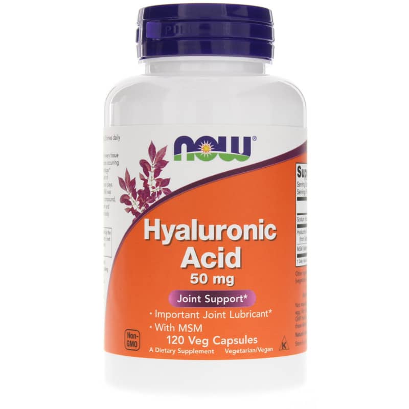 NOW Foods Hyaluronic Acid 50 Mg 120 Veg Capsules