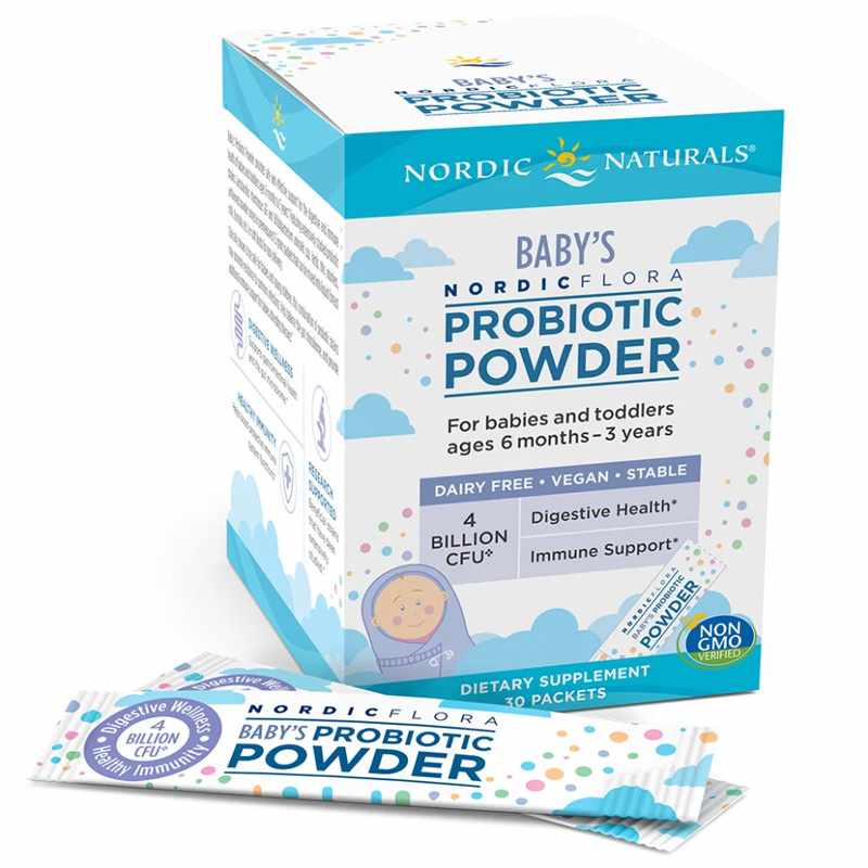 Nordic Naturals Baby's Nordic Flora Probiotic Powder 30 Packets