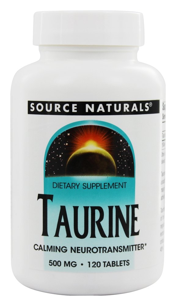 Source Naturals - Taurine 500 mg. - 120 Tablets
