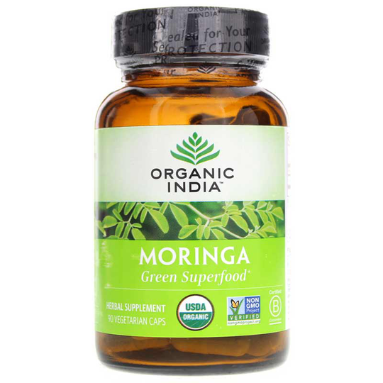 Organic India Moringa 90 Veg Capsules