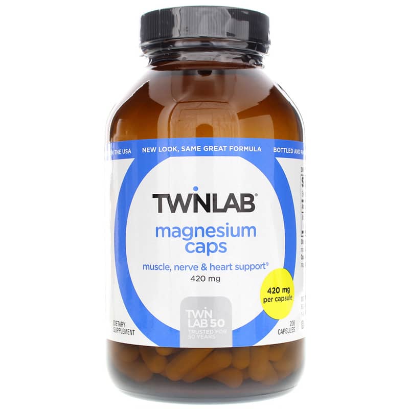 Twinlab Magnesium Caps 420 Mg 200 Capsules