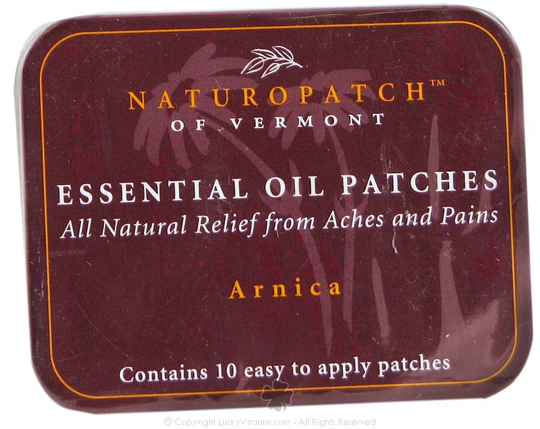 Natural Patches of Vermont - Muscle & Joint Comfort Formula Essential Oil Body Patches Arnica - 10 Patch(es) Formerly Soothing Aches & Pains