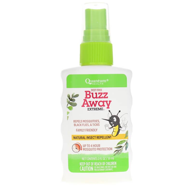 Quantum Health Buzz Away Extreme Natural Insect Repllent Deet-Free 2 Oz