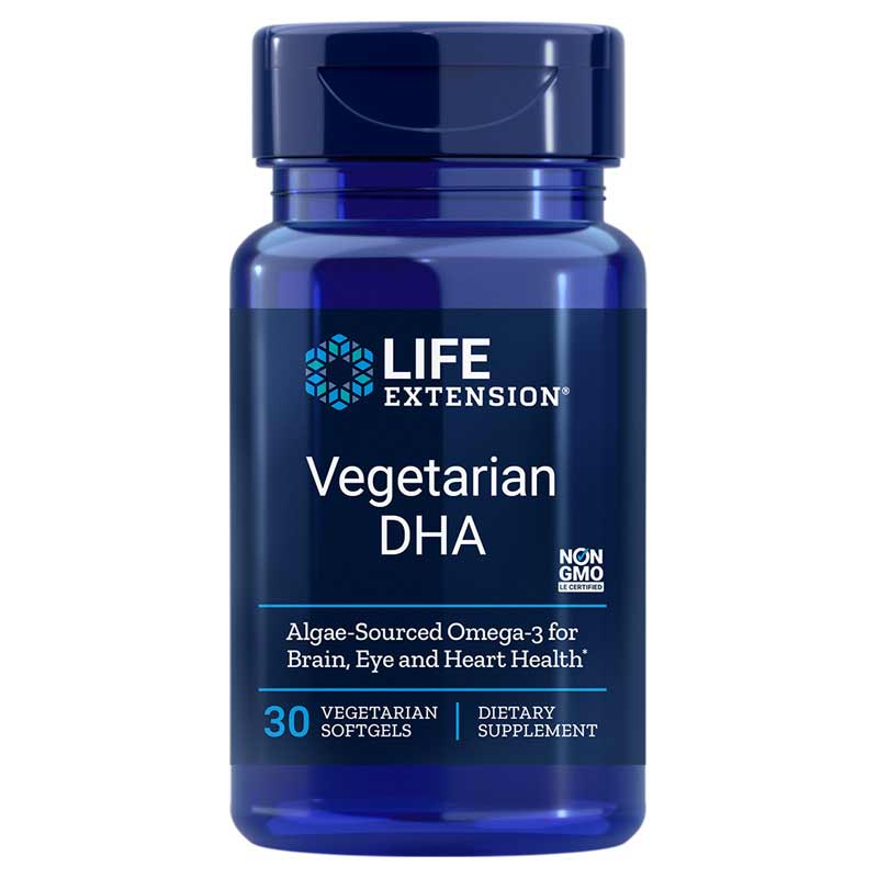 Life Extension Vegetarian DHA 200 Mg 30 Veg Softgels