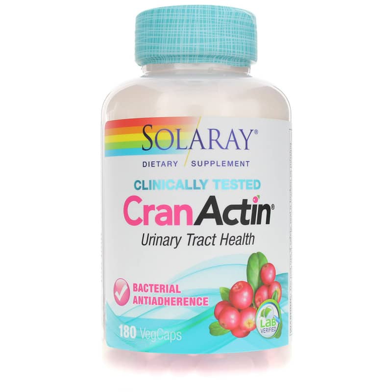 Solaray CranActin Urinary Tract Health 180 Veg Capsules
