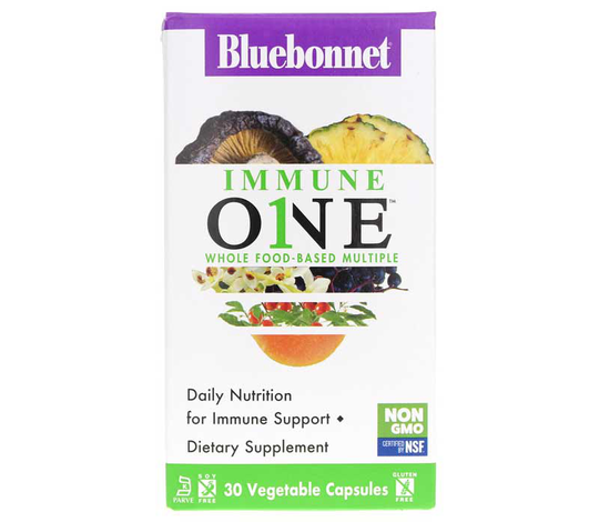 Bluebonnet Immune One Whole Food-Based Multiple, 30 Veg Capsules