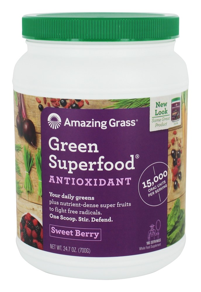 Amazing Grass - Green SuperFood Antioxidant Sweet Berry - 24.7 oz.