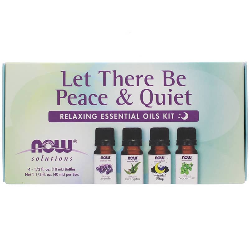 NOW Foods Let There Be Peace & Quiet Essential Oils Kit 4 Piece(s)