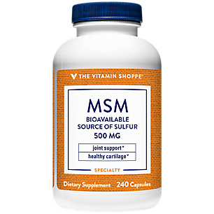 MSM - Joint Support & Healthy Cartilage - 500 MG (240 Capsules)