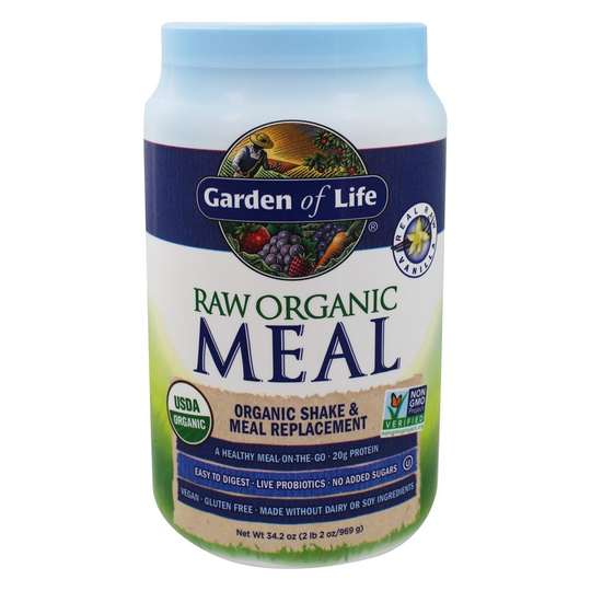 Garden of Life - RAW Organic Meal Shake & Meal Replacement Vanilla - 34.2 oz.