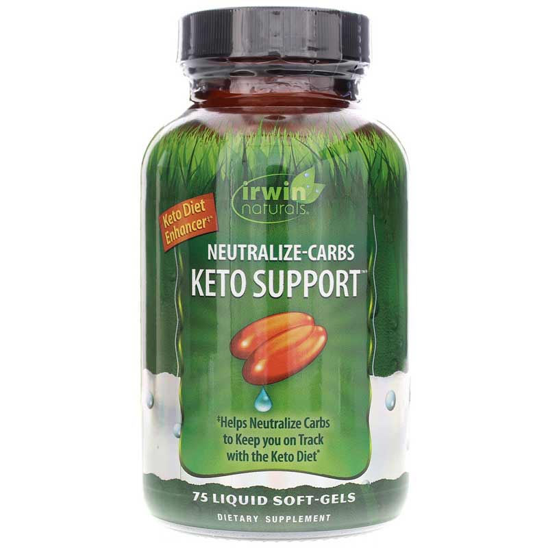 Irwin Naturals Neutralize-Carbs Keto Support 75 Liquid Softgels