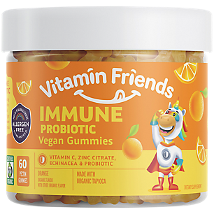 Immune Probiotic Vegan Gummies - Orange (60 Gummies)