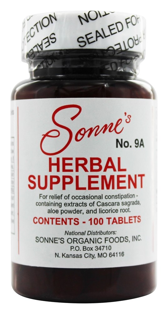 Sonne's - Herbal Supplement 9a - 100 Tablets