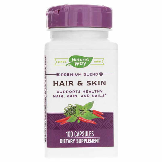 Natures Way Hair & Skin Premium Blend 100 Capsules