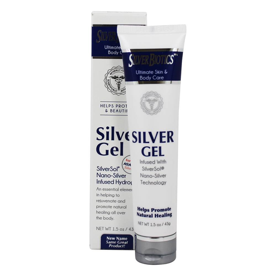 American Biotech Labs - Silver Biotics Ultimate Skin Care Silver Gel - 1.5 fl. oz. ASAP365 Silver Gel