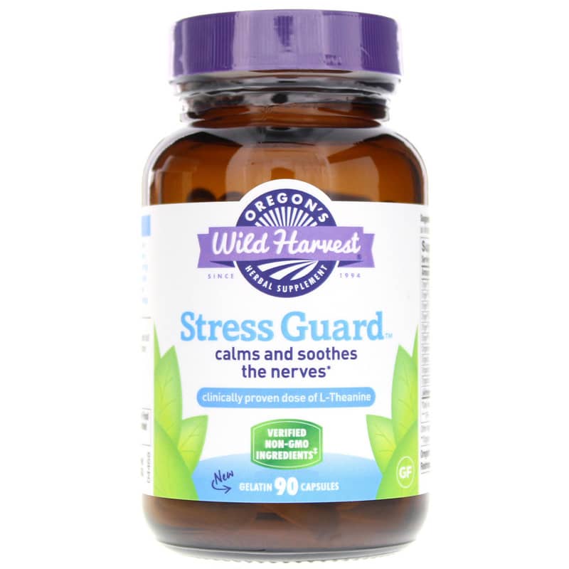 Oregons Wild Harvest Stress Guard 90 Gel Capsules