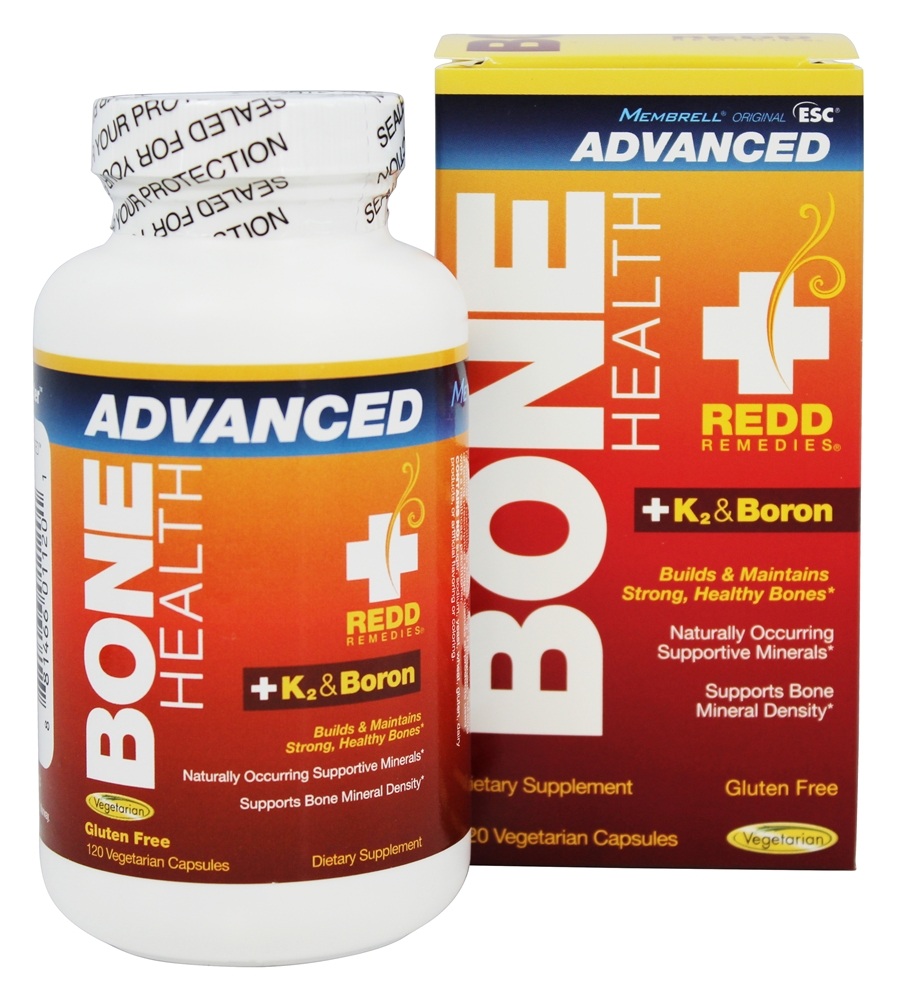 Redd Remedies - Bone Health Plus D3 & K2 - 120 Vegetarian Capsules