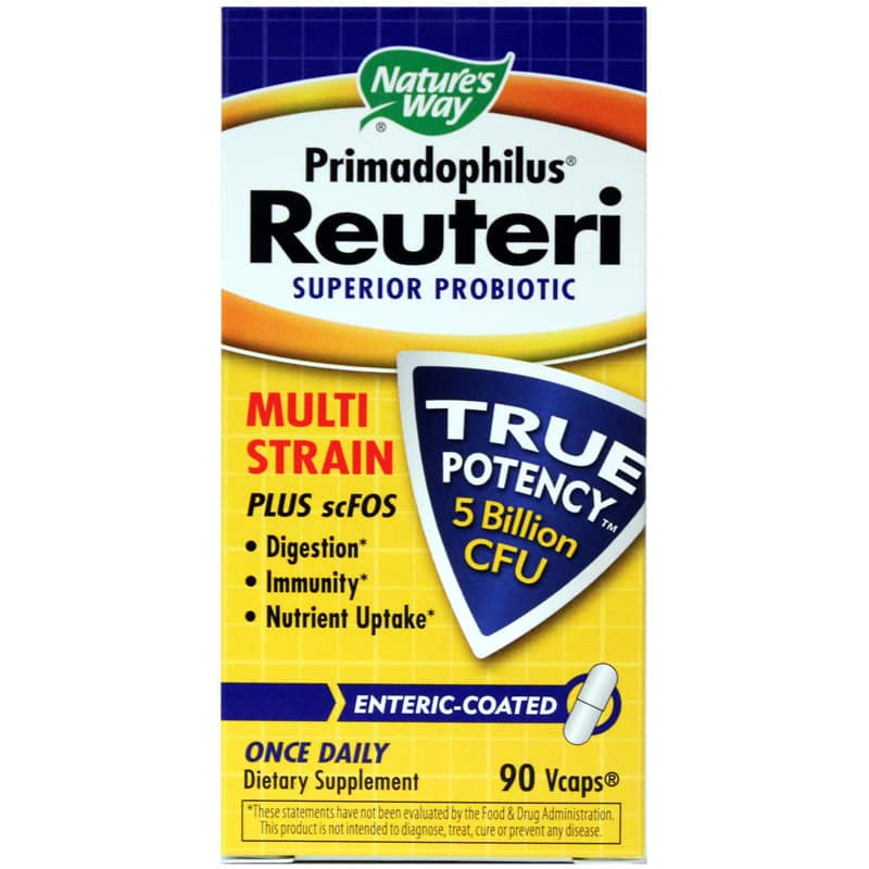 Natures Way Primadophilus Reuteri Capsules 90 Veg Capsules