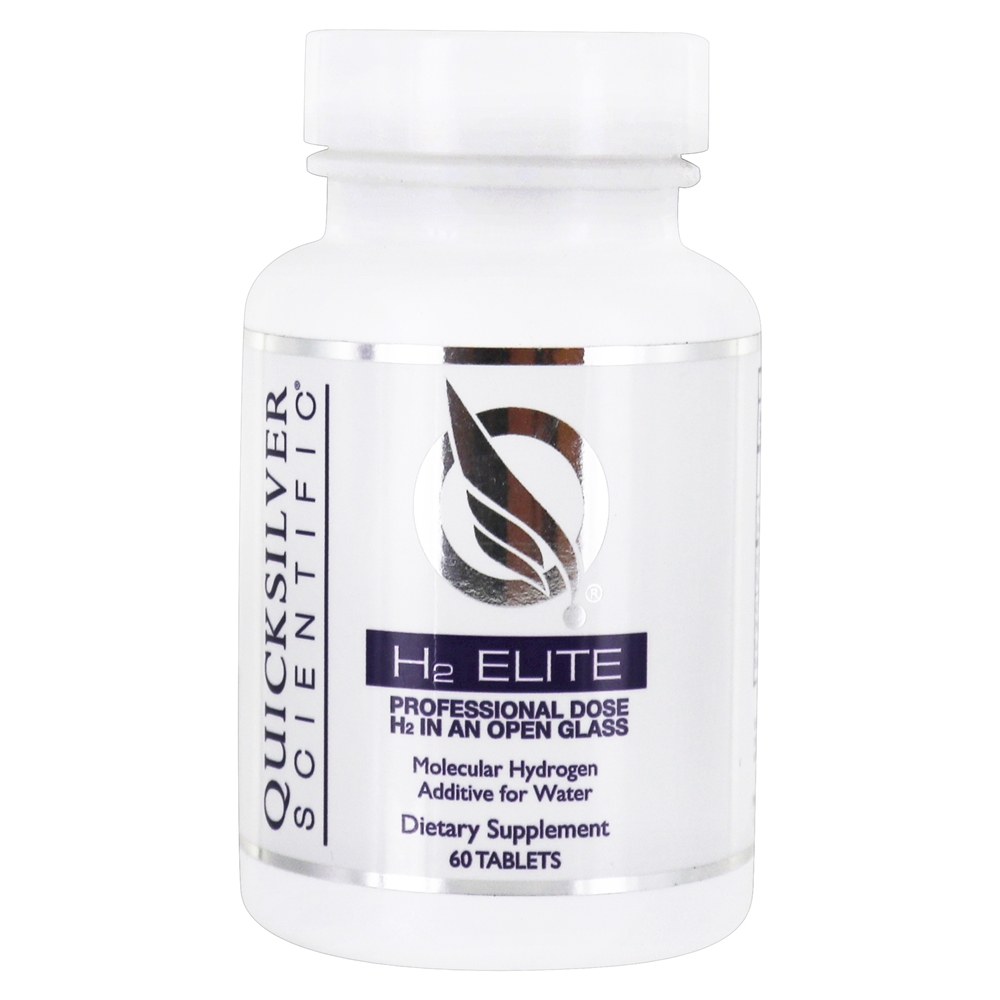 Quicksilver Scientific - H2 Elite Molecular Hydrogen Additive for Water - 60 Tablets