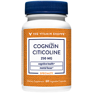 Cognizin Citicoline - Supports Cognitive Health & Mental Focus - 250 MG (60 Vegetable Capsules)