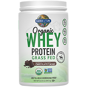 Grass-Fed Organic Whey Protein - Chocolate Cacao (14.03 oz. / 12 Servings)