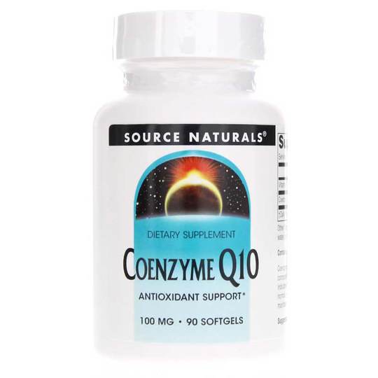 Source Naturals Coenzyme Q10 100 Mg Softgels 90 Softgels
