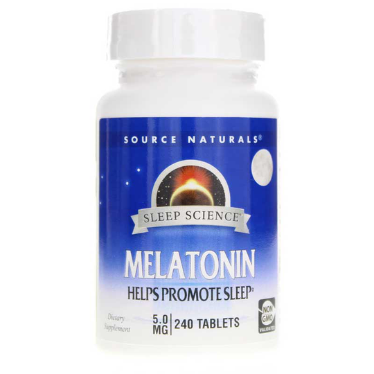 Source Naturals Sleep Science Melatonin 5 Mg Tablets 240 Tablets