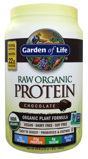 Garden of Life - RAW Organic Protein Chocolate - 23 oz.