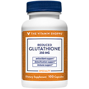 Reduced Glutathione Antioxidant - Immune Support & Cellular Health - 250 MG (100 Capsules)