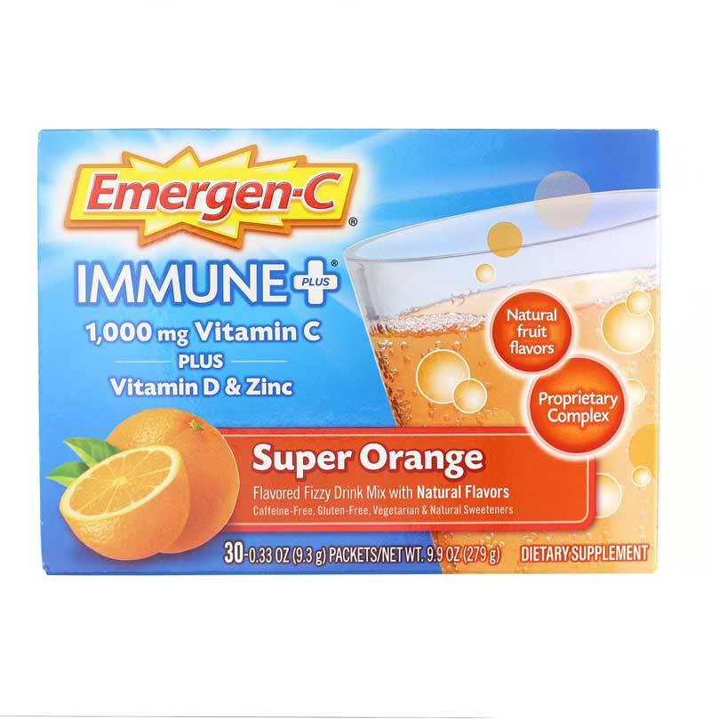 Alacer Corp Emergen-C Immune + with Vitamin D 30 Packets