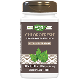 Chlorofresh Chlorophyll Concentrate - Internal Deodorant - 100 MG (90 Softgels)