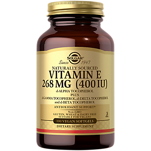 Natural Vitamin E - 400 IU (100 Vegetarian Softgels)