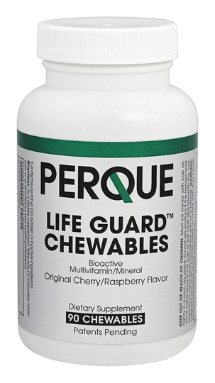 Perque - Life Guard Chewables Original Cherry/Raspberry Flavor - 90 Chewables
