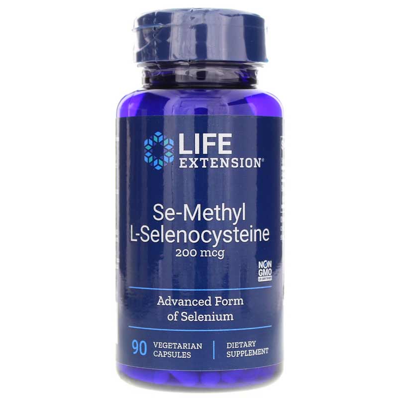 Life Extension Se-Methyl L-Selenocysteine 200 Mcg 90 Veg Capsules