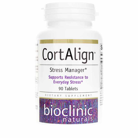 Bioclinic Naturals CortAlign Stress Manager 90 Tablets
