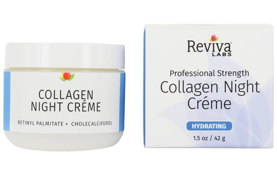 Reviva Labs - Professional Strength Collagen Night Hydrating Face Creme - 1.5 oz.