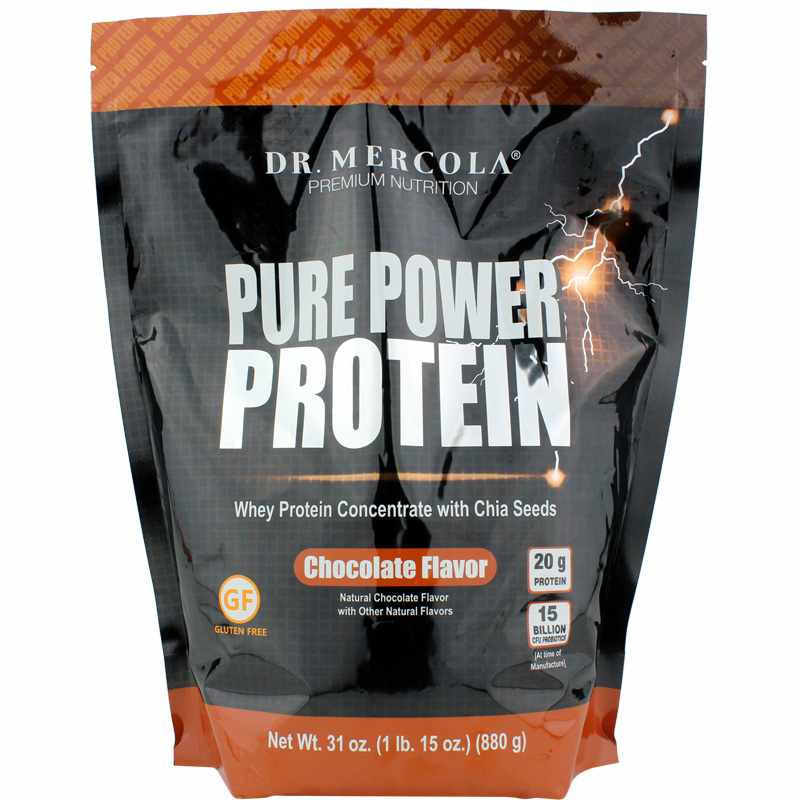 Dr. Mercola Pure Power Protein Chocolate 880 Grams