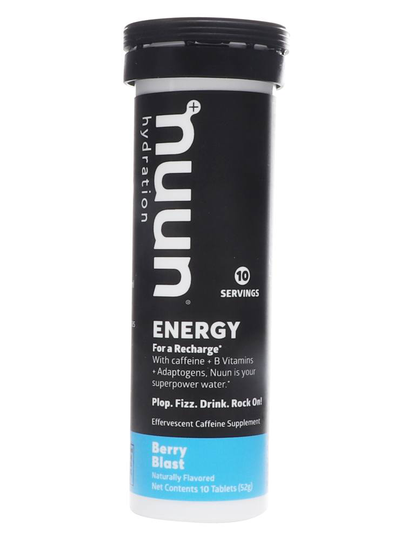Nuun - Energy Effervescent Caffeine Supplement Berry Blast - 10 Tablets