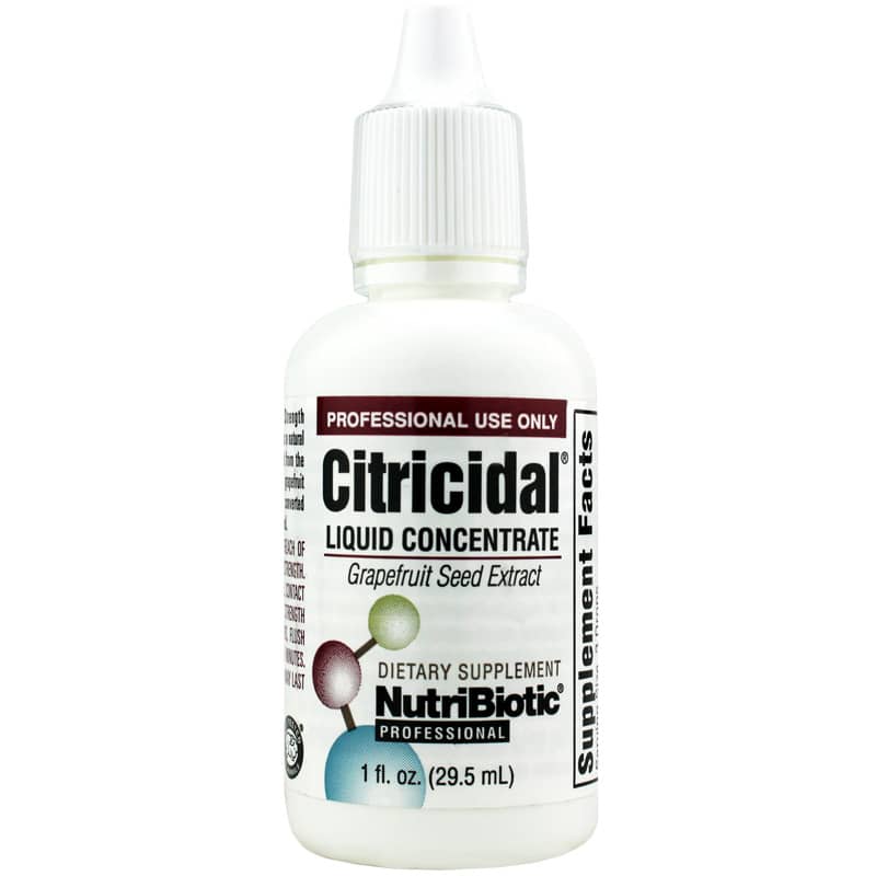 Nutribiotic Citricidal Liquid Concentrate Grapefruit Seed Extract 1 Oz